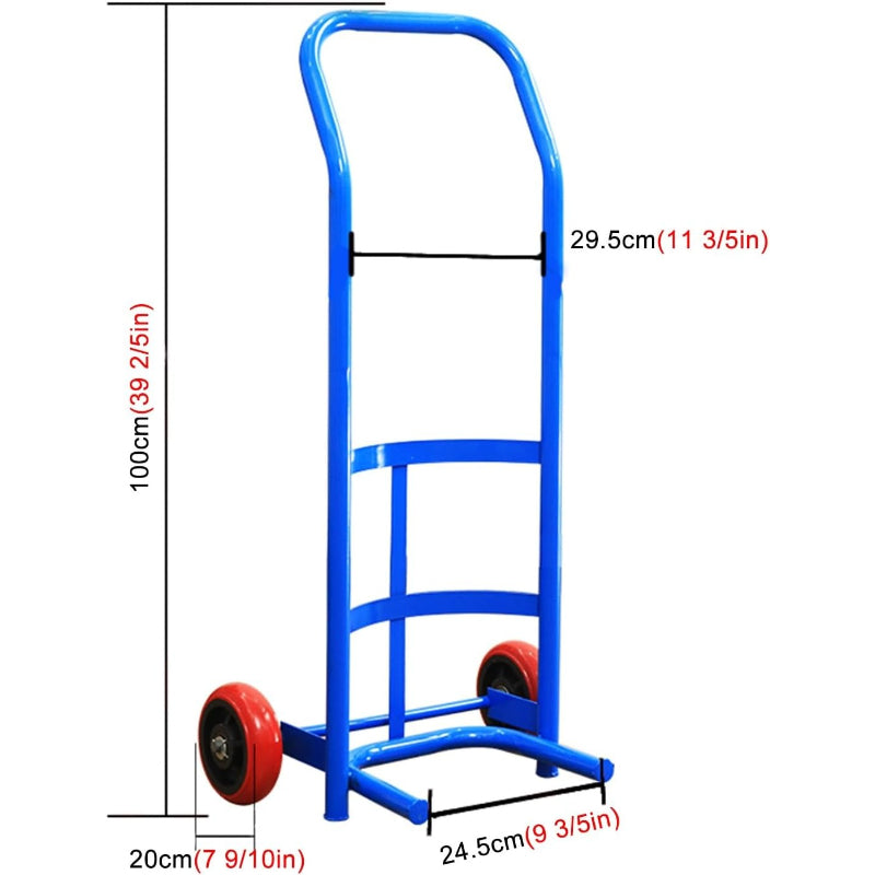 Rolling 2 Wheel Propane Tank Cart
