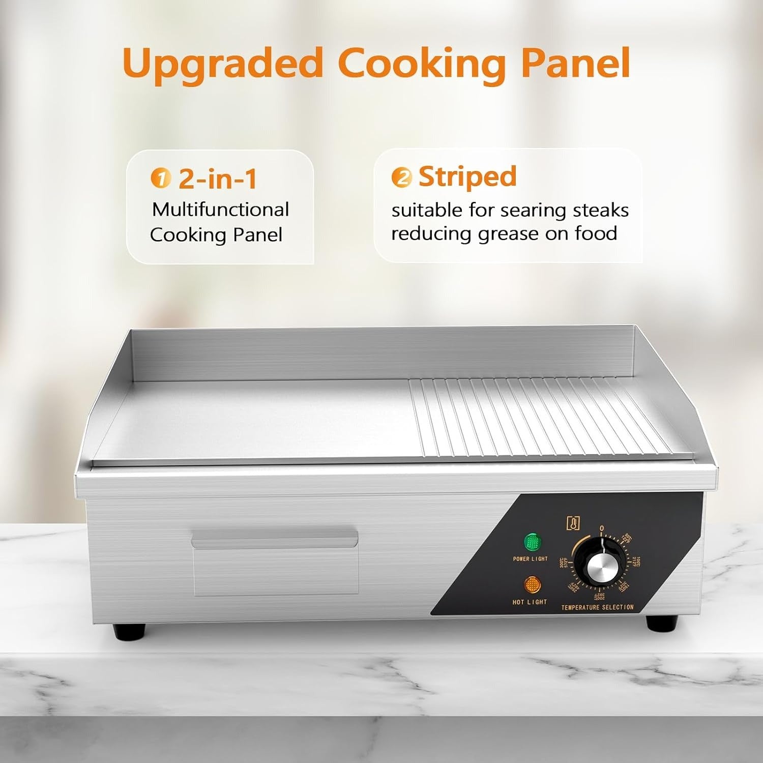 22 Inch Commercial Electric Griddle