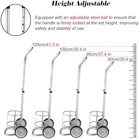 Adjustable Gas Cylinder Cart