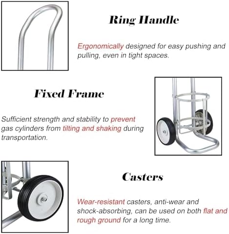 Adjustable Gas Cylinder Cart