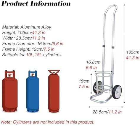 Adjustable Gas Cylinder Cart