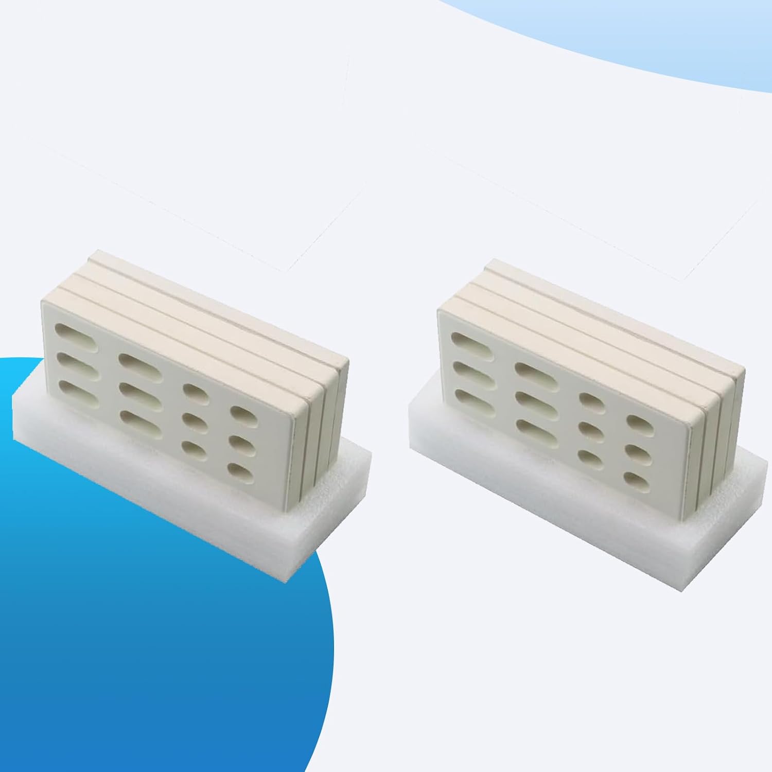 8-Pack Ceramic Brick Flame Tamer