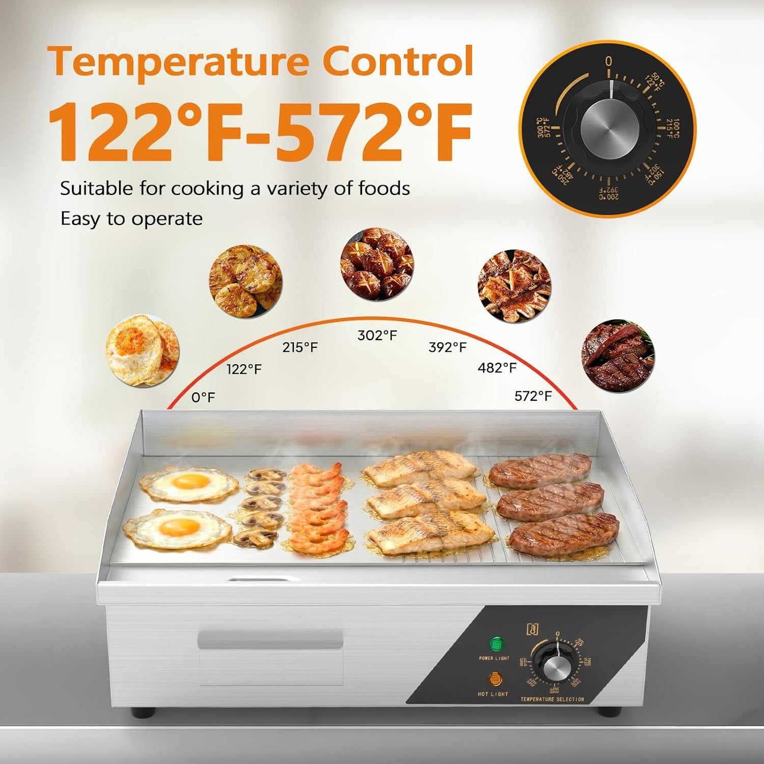 22 Inch Commercial Electric Griddle