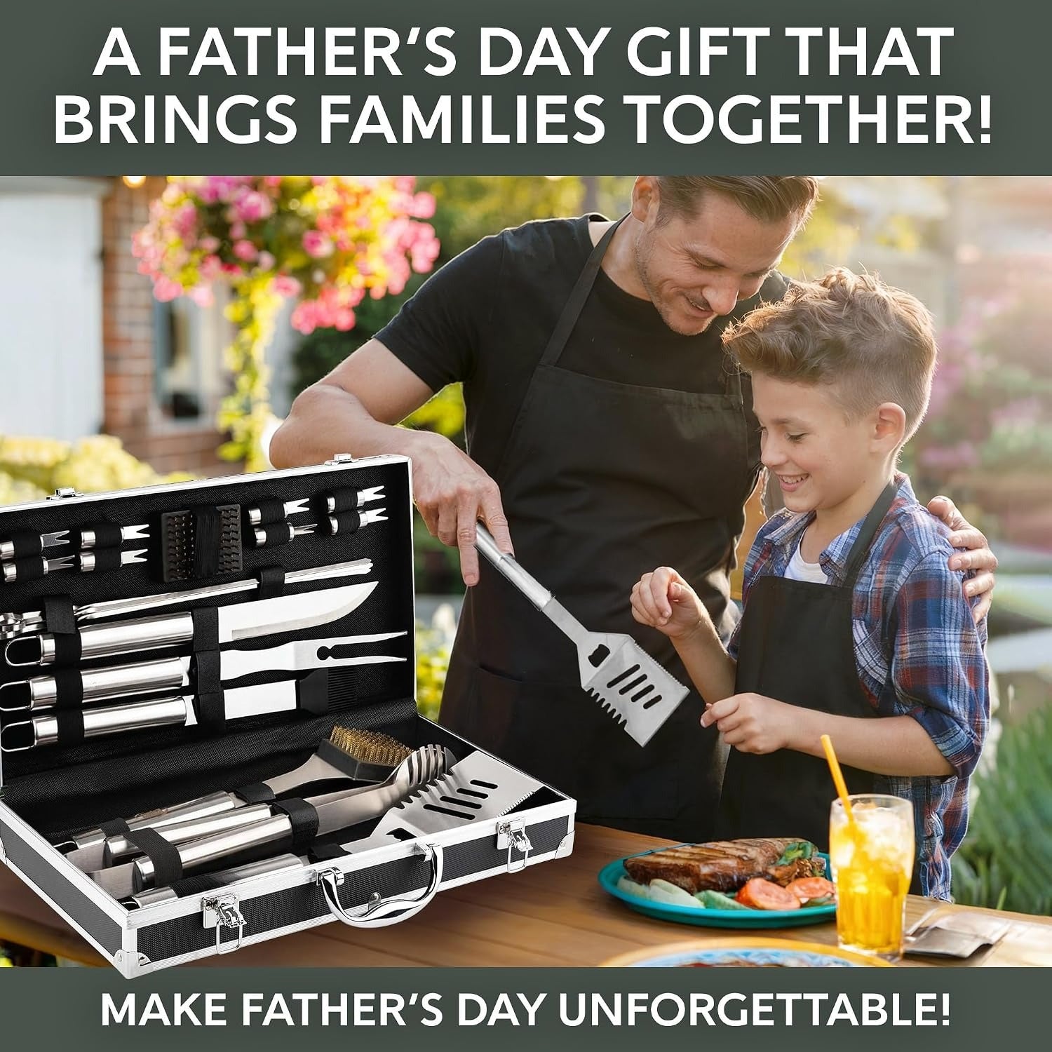 Stainless Steel BBQ Grill Tools Set