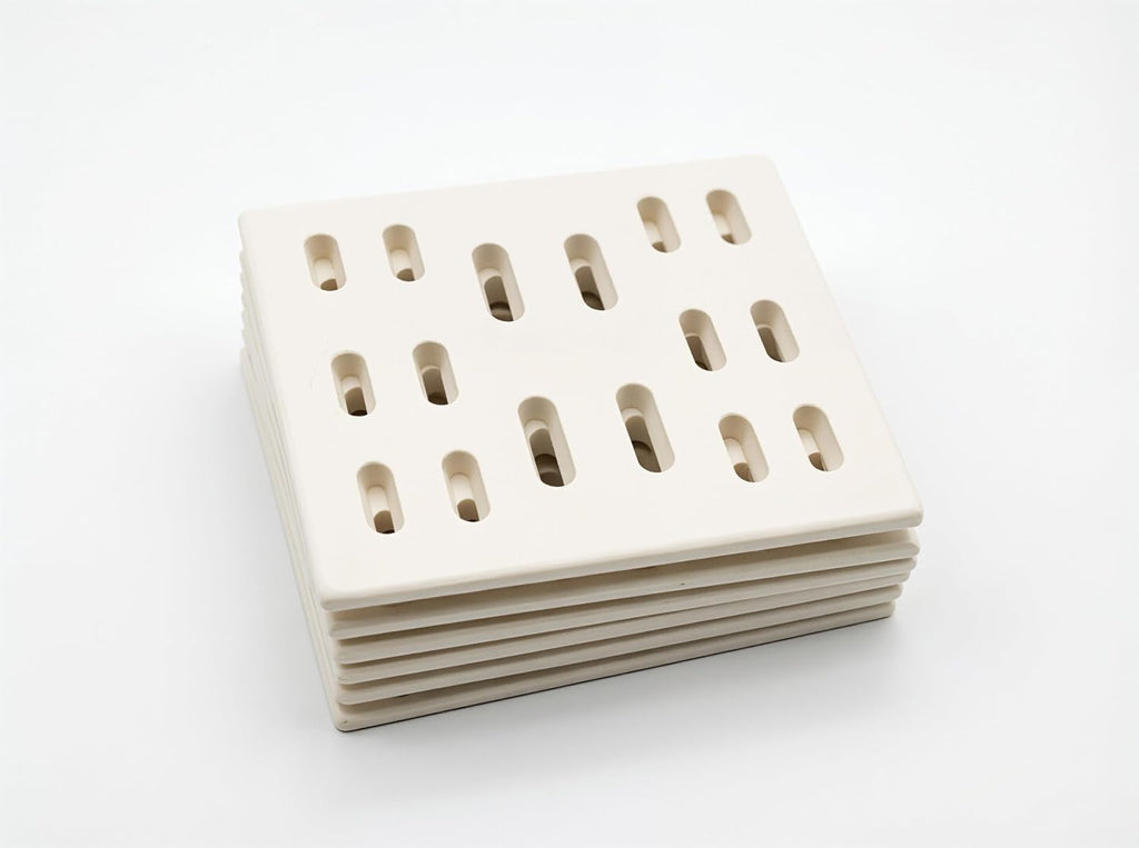 6-Pack Ceramic Radiant Flame Tamer Heat Plates