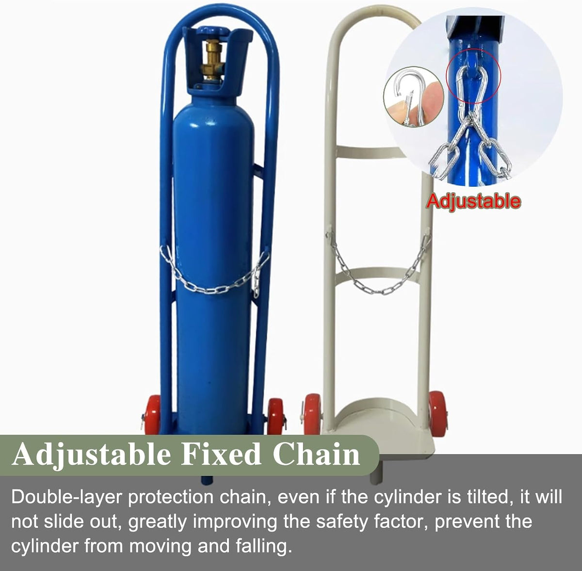 Tank Holder Welding Steel Gas Cart
