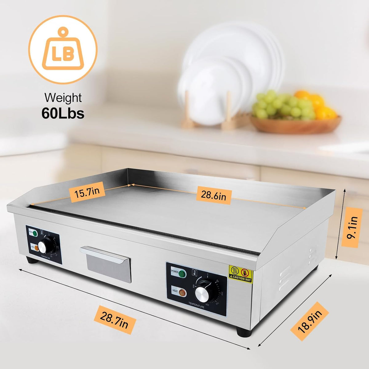 29" Commercial Electric Griddle
