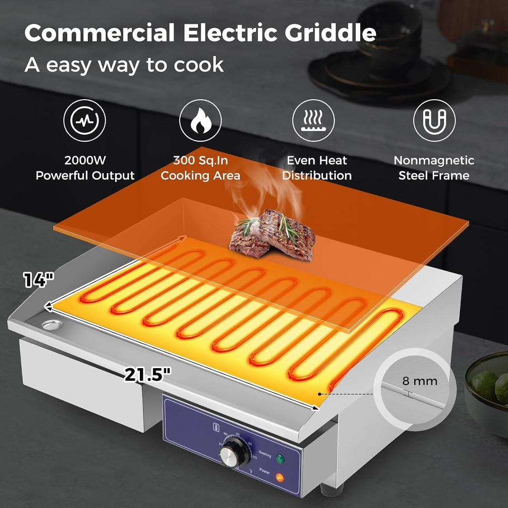 Commercial Electric Griddle
