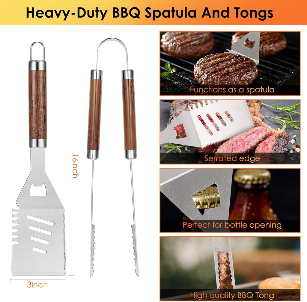 34Pcs BBQ Grilling Set