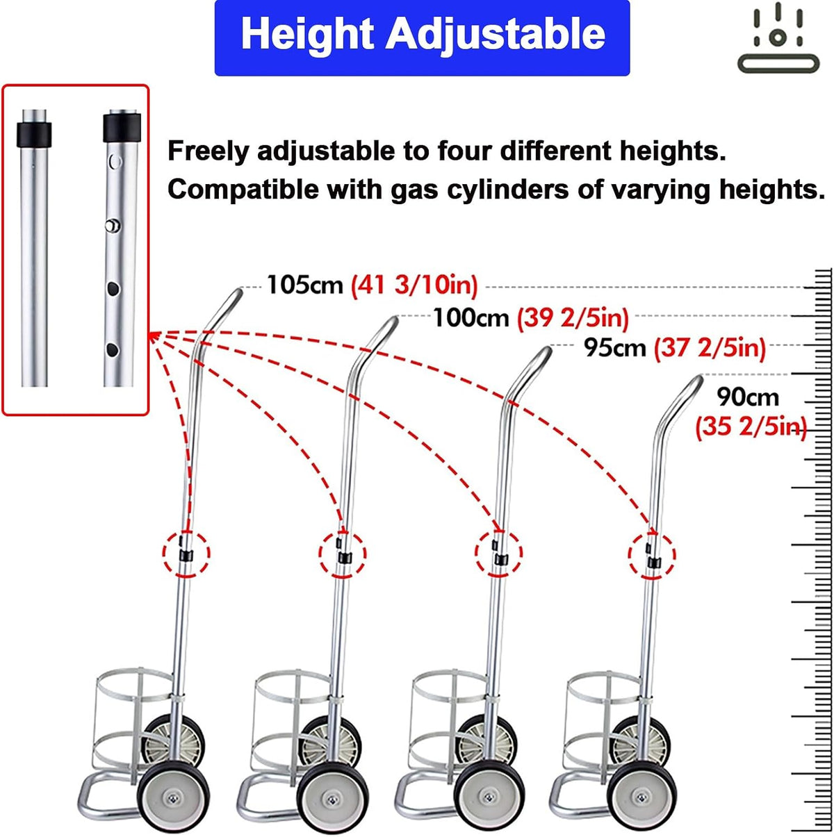 Propane Tank Cylinder Storage Rack  5 3/4in (14.6cm)