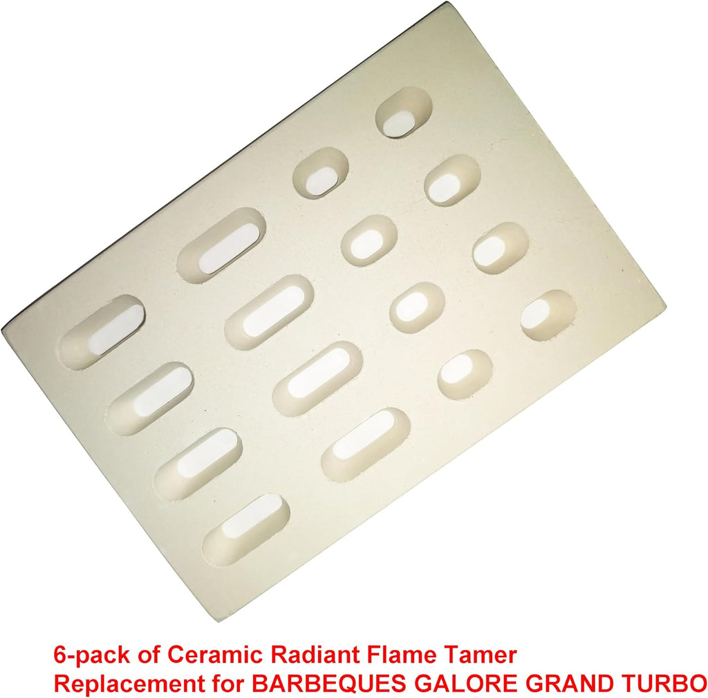 6-Pack Universal Replacement Heat Plate Flame Tamer