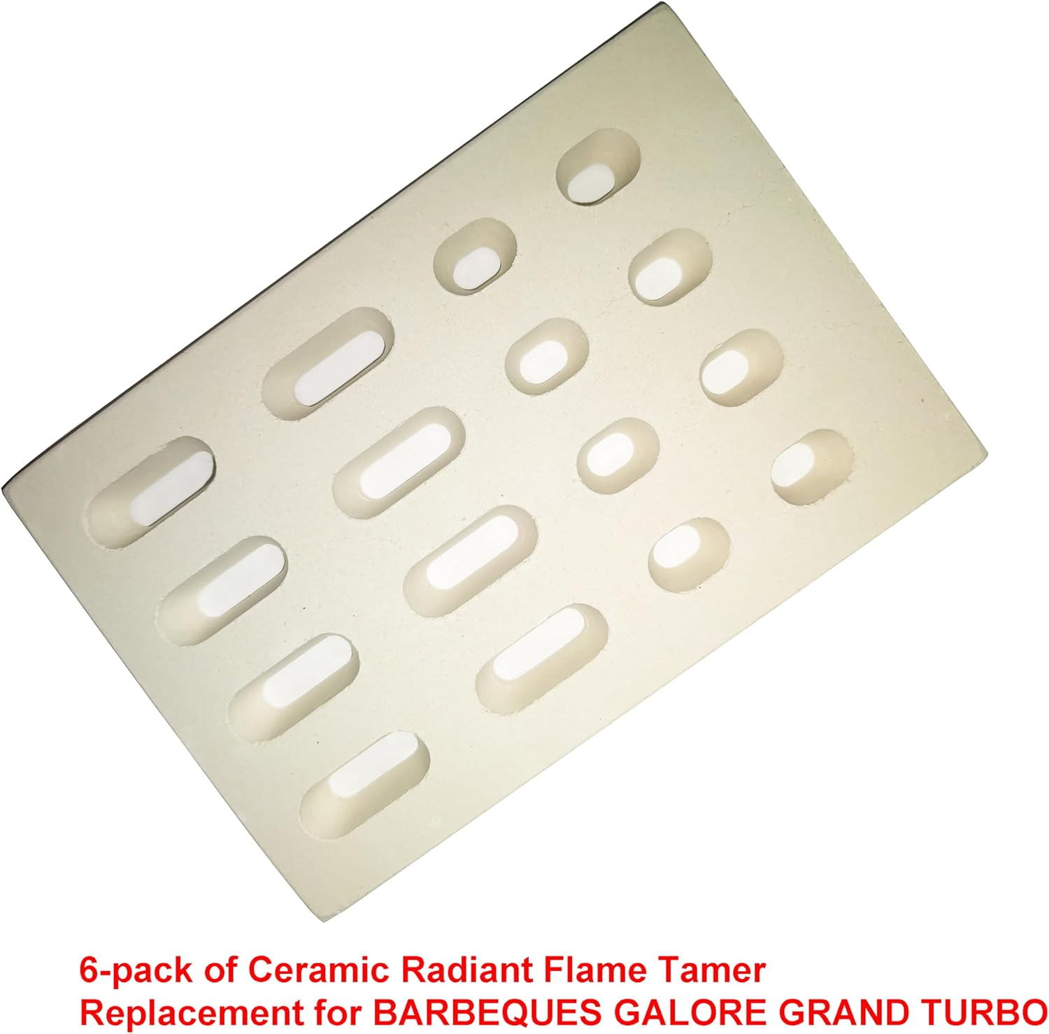 6-Pack Universal Replacement Heat Plate Flame Tamer