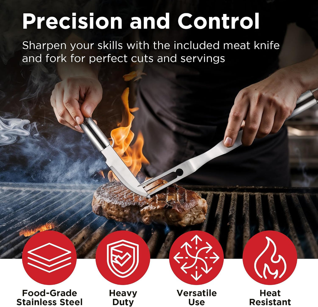 Stainless Steel BBQ Grill Set