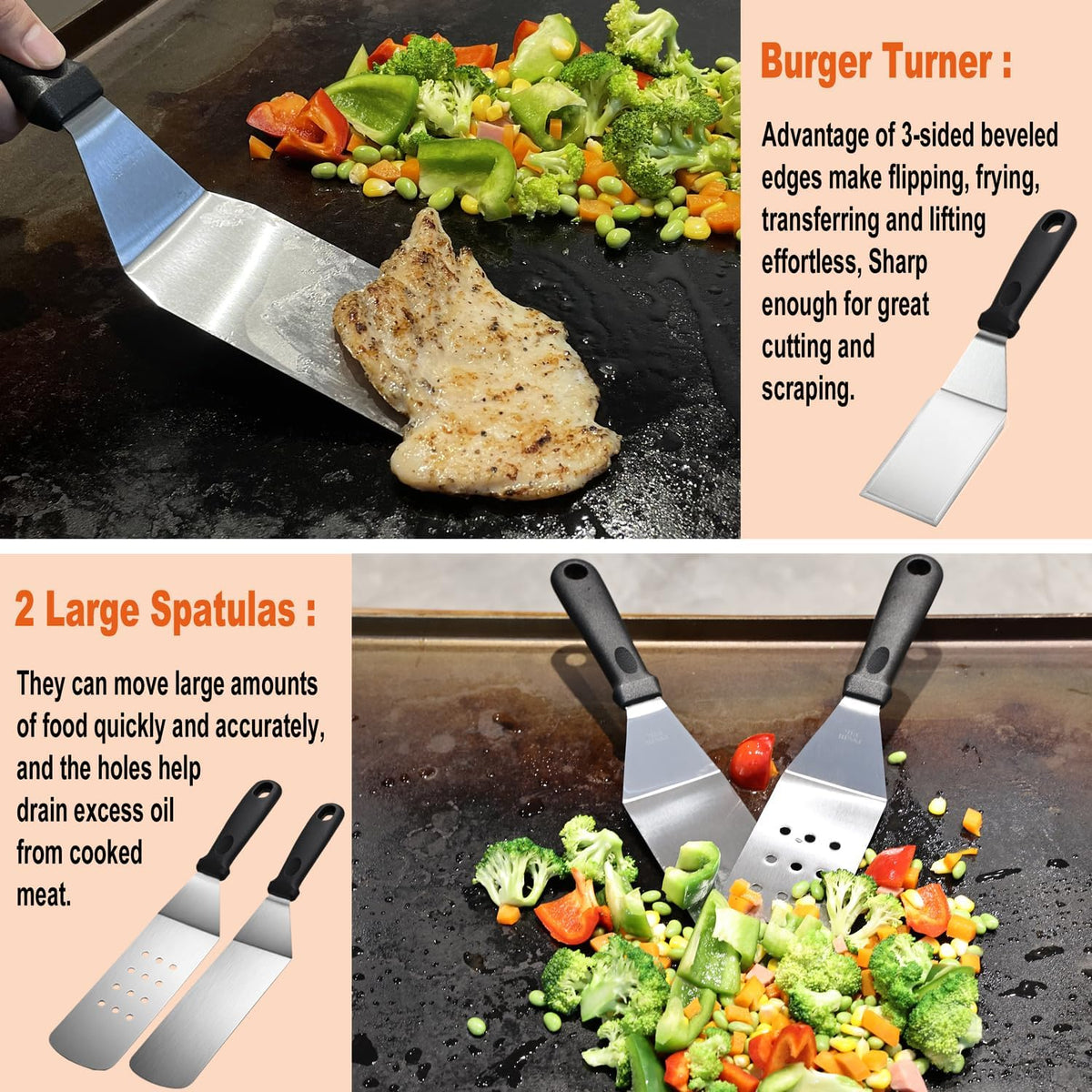 38PCS Griddle Accessories Kit