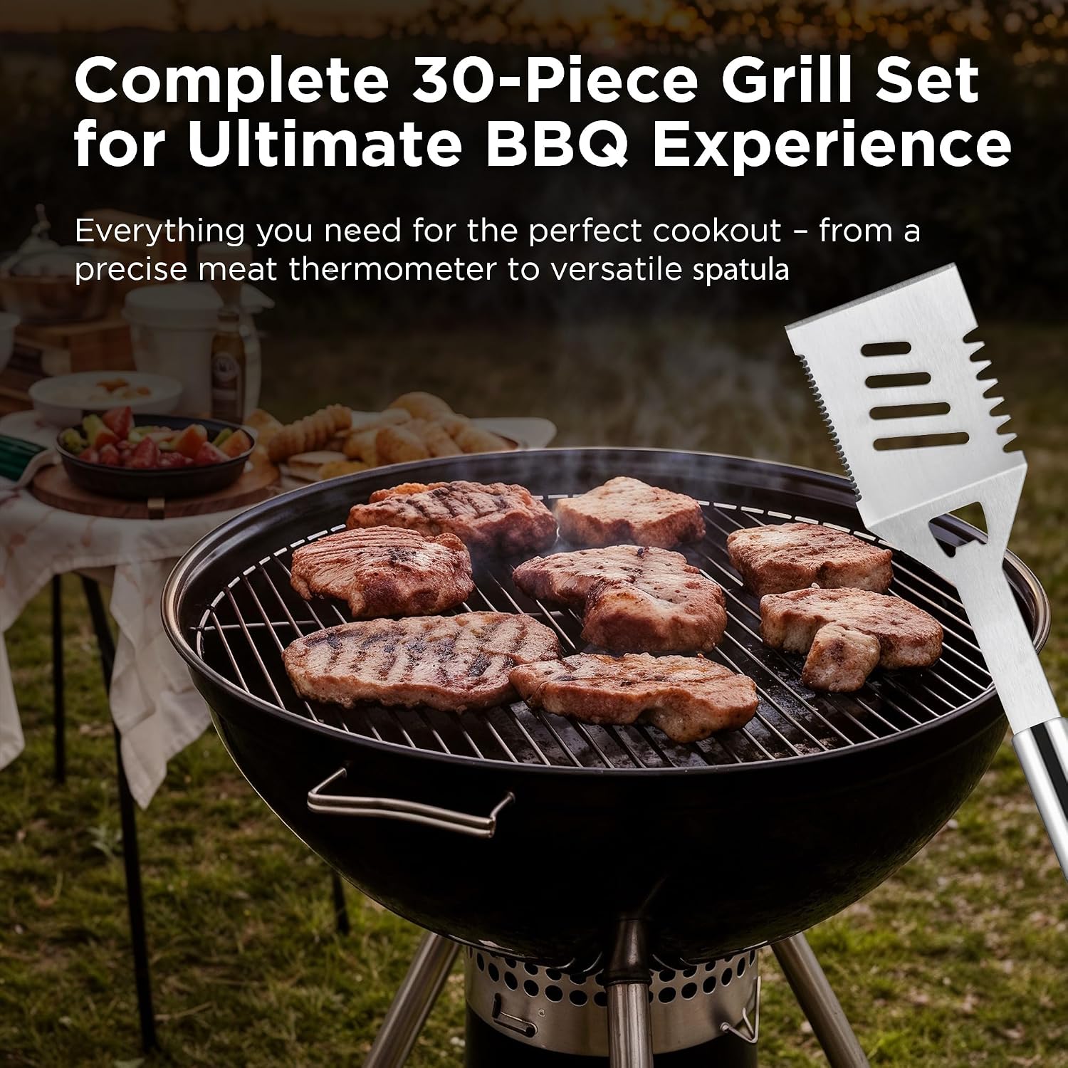 Stainless Steel BBQ Grill Set