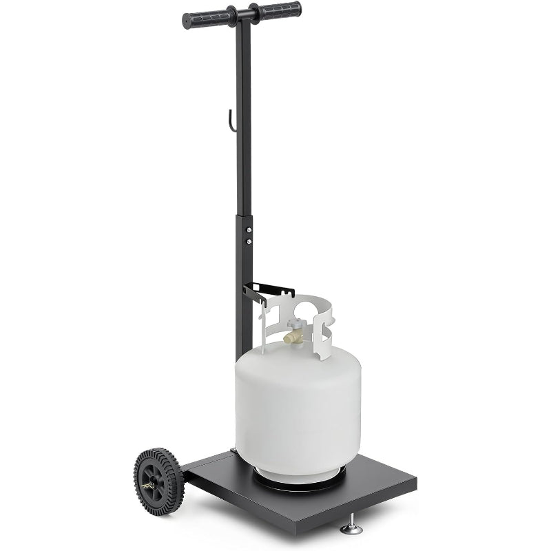 20 Lbs Propane Tank Cart Portable Metal Trolley
