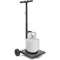 20 Lbs Propane Tank Cart Portable Metal Trolley