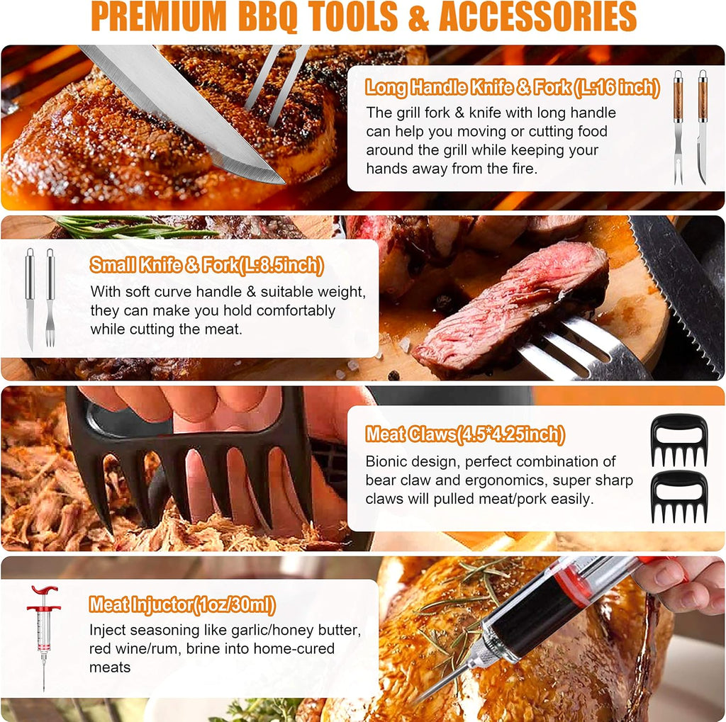 38Pcs BBQ Tools Set