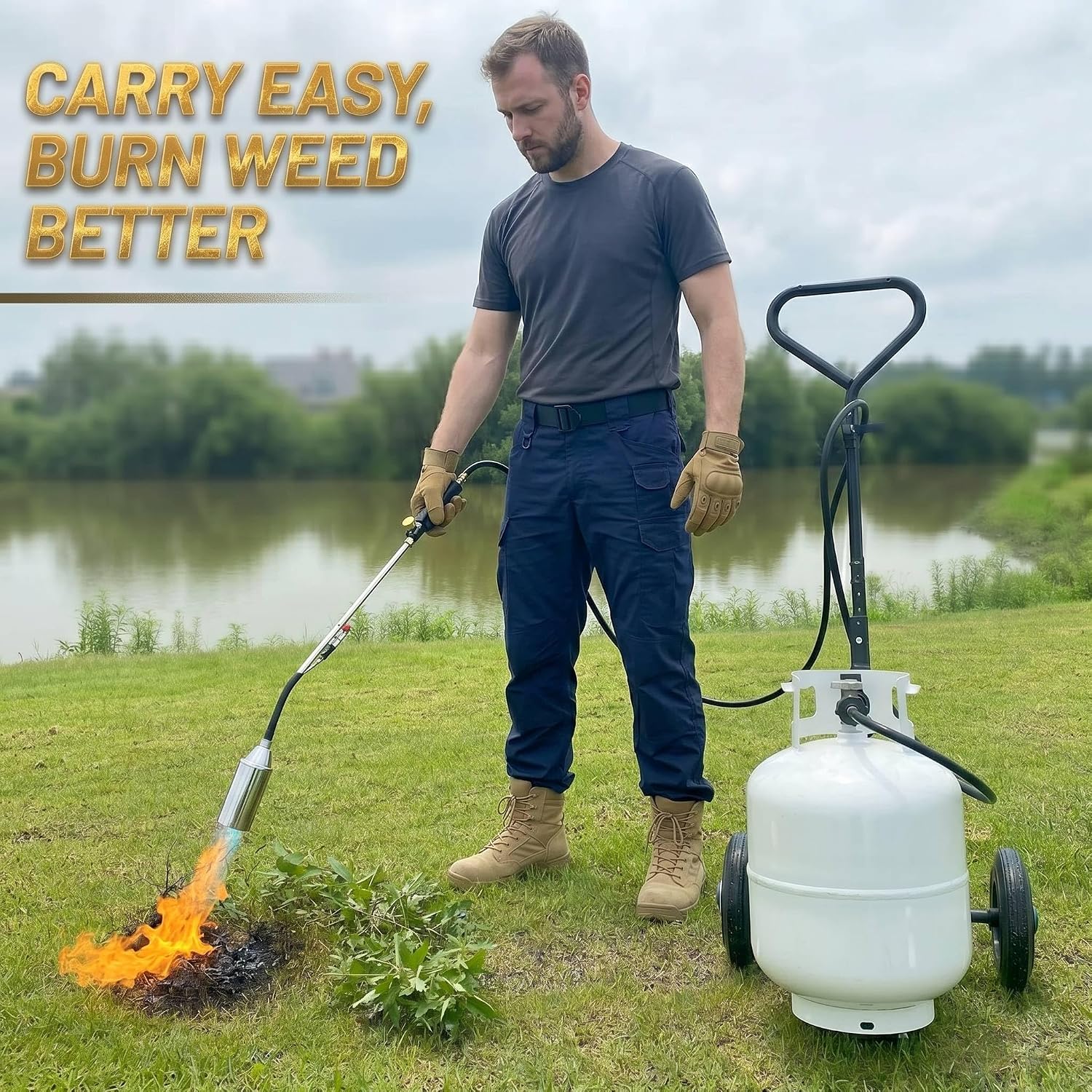 Propane Tank Dolly with Wheels