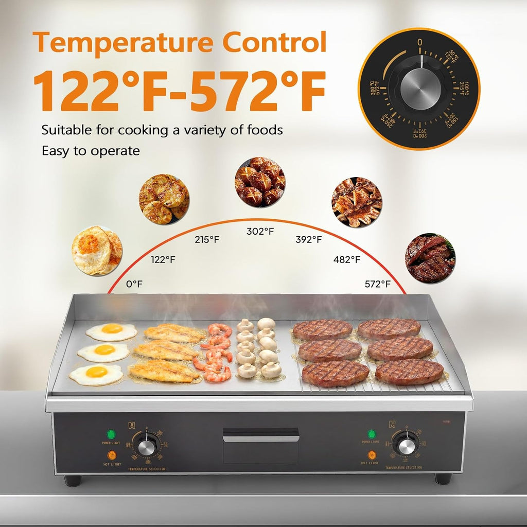 30" Electric Griddle