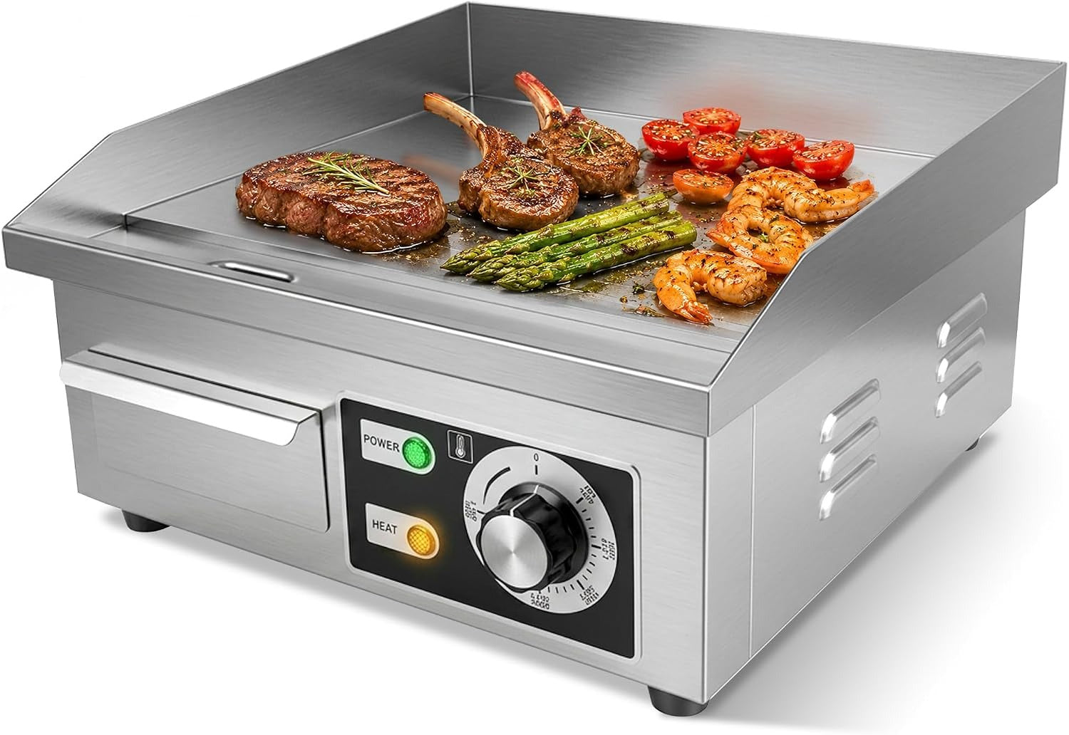 Steel Electric Griddle
