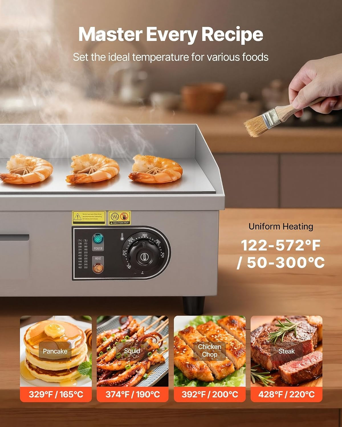 18" Commercial Electric Griddle