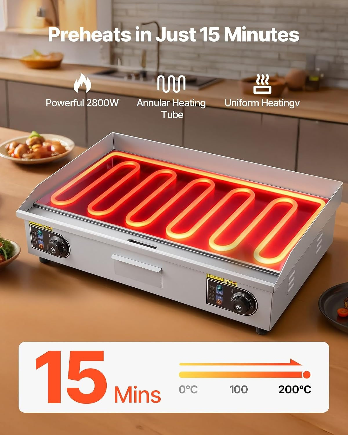 30" Commercial Electric Griddle