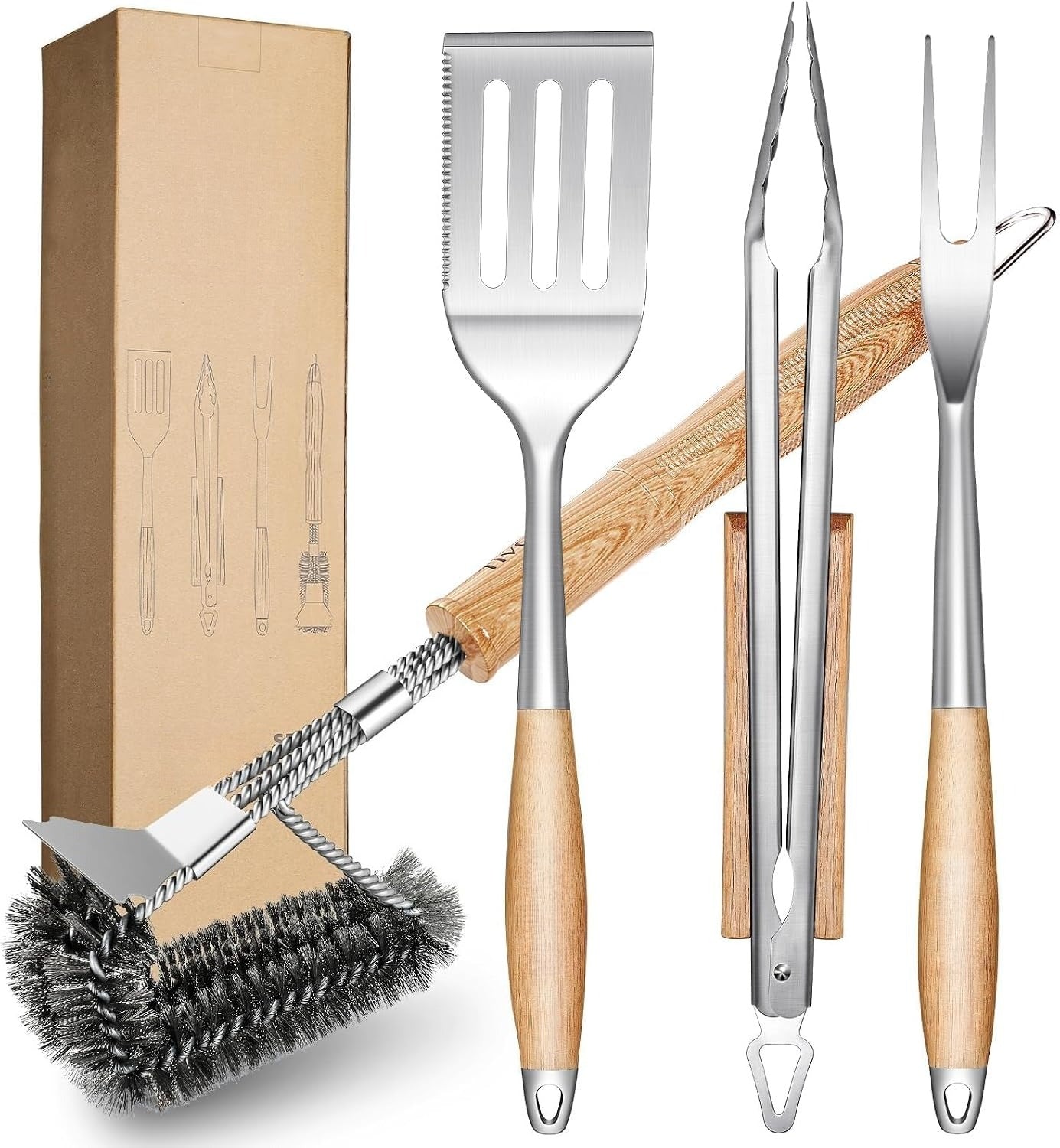 4PCS BBQ Tool Set